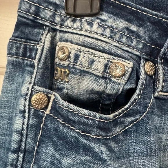 MISS ME AZTEC HORSESHOE BOOTCUT JEAN - Picture 5 of 6